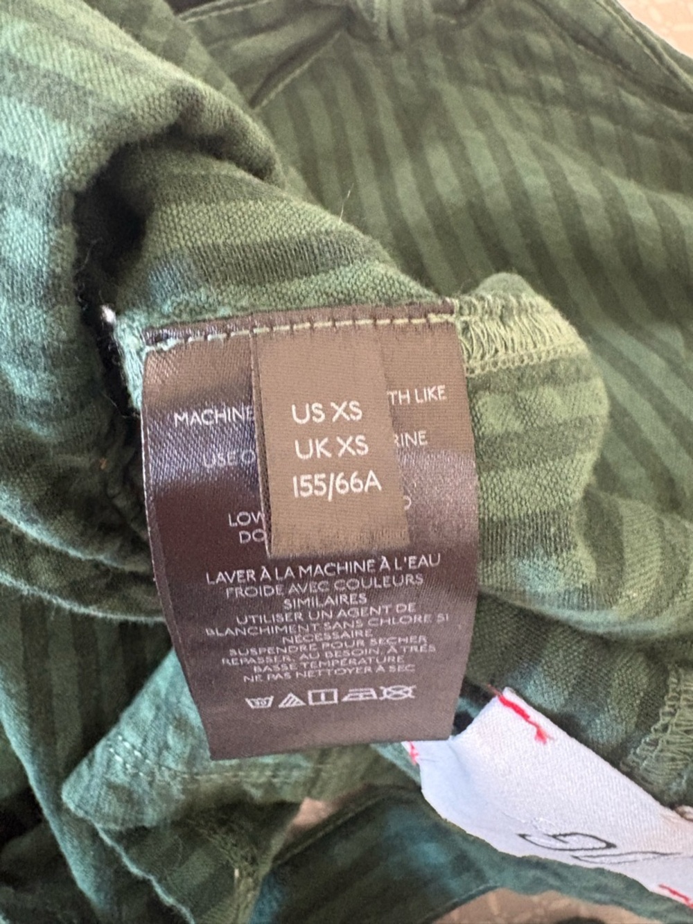 XS BDG Urban Outfitters Green Sadie Linen Blend Dungarees Playsuit Romper - Picture 12 of 16